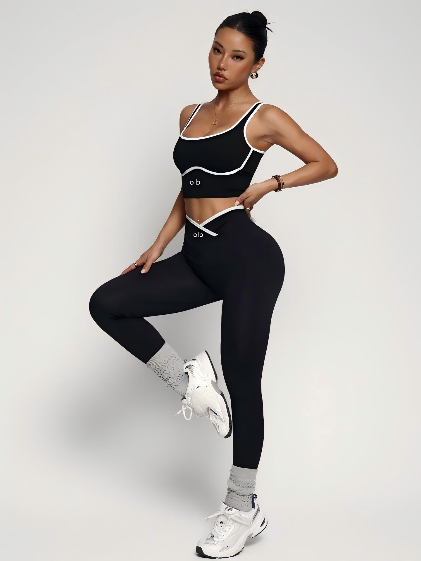Pilates Yoga Jacket - 2피스 신상 스포츠 브라 베스트 팬츠