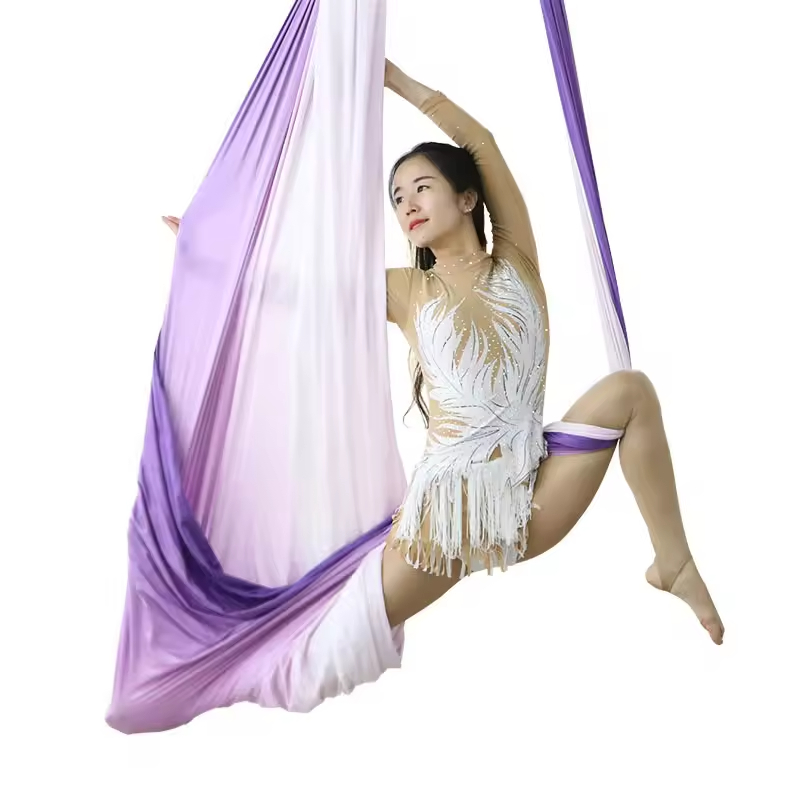 에어리얼 요가 해먹 7m, 그라디언트 무중력 스윙, 스 - Pilates Yoga Studio 리뷰 및 가격